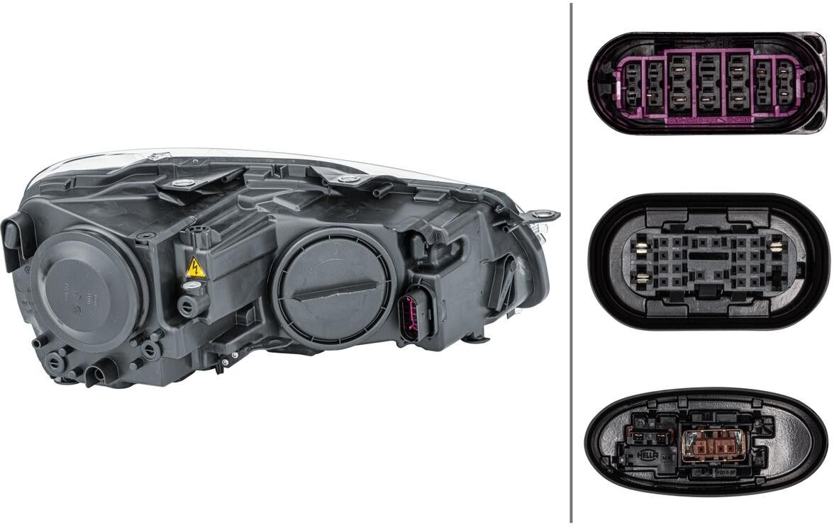 HELLA 1ZS 009 902-511 Headlight