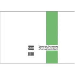 Rumold, Heft + Block, Transparent-Papier-Blöcke (A3, Blanko)