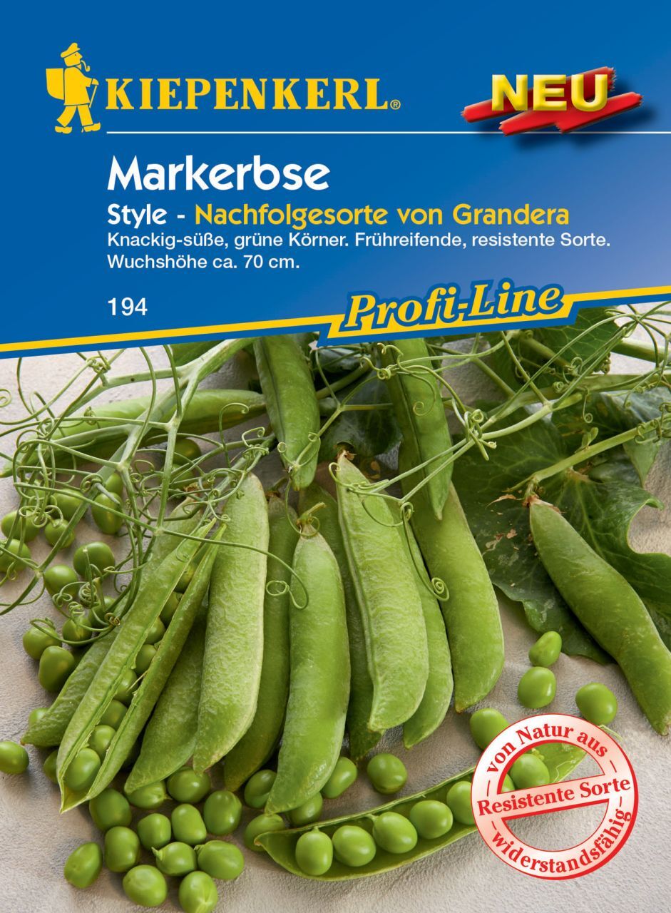 Pflanzen Kiepenkerl Markerbse Style