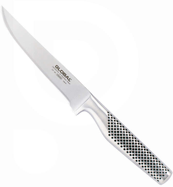 Global Coltello inox per disossare largo  GF-40 - 15 cm