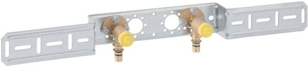 Geberit Mepla Anschlusswinkel 602780005 Ø 20mmxRp 1/2x52mm, Rotguss, 90Grad, zweifach, vormontiert