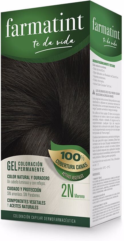 Farmatint Gel coloración permanente #2n-moreno