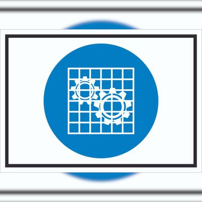 HB-Druck Absperrung prüfen Symbol Schild A4 (210x297mm)