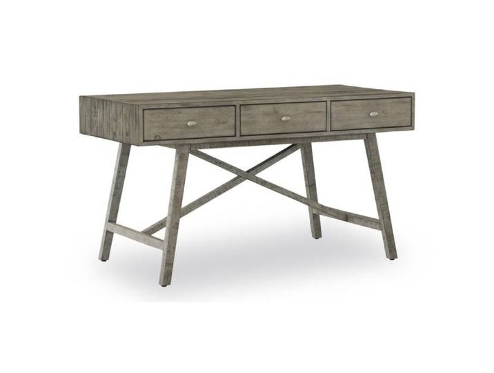 SMARTTRUNC (Console 3 Tiroirs Bois Gris 142.5x78.5x29.5cm - Décoration d'Autrefois 132)