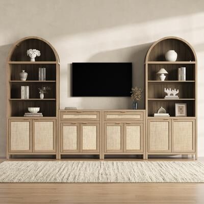 SICOTAS Ingenious Arc - Topped Multifunctional Storage Bookcase