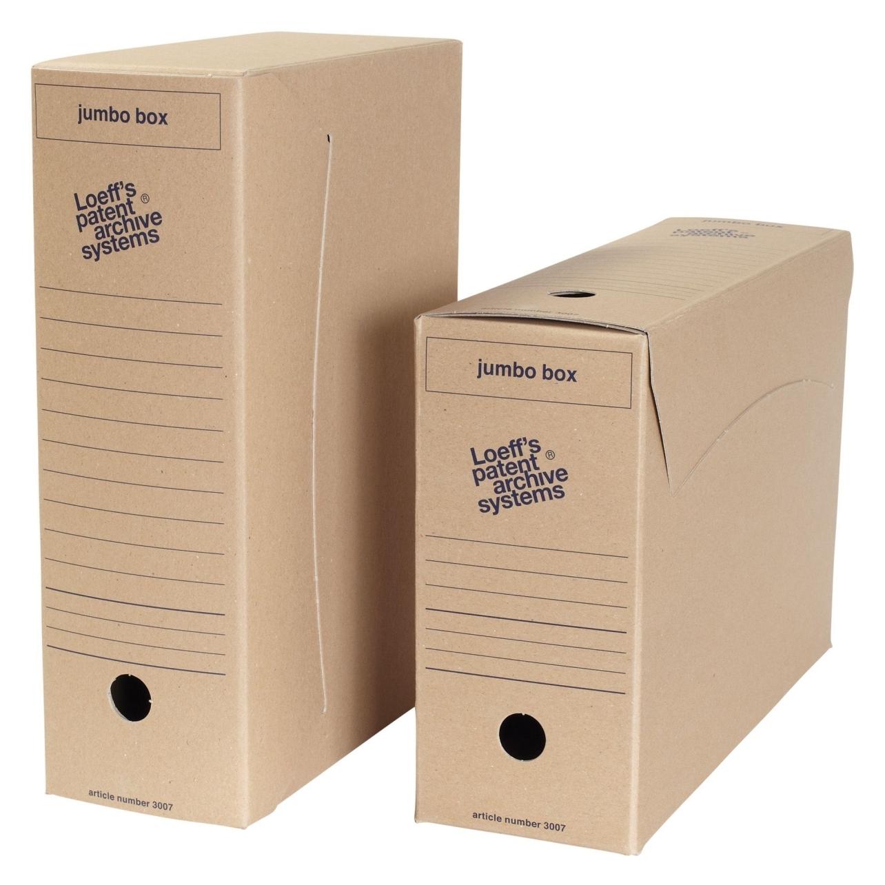 Loeffs patent Loeff's Patent Archivschachtel A4 B:100mm braun 25PK (A4) (7770801)
