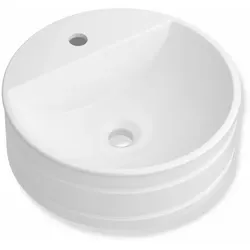 HEWI Waschtisch DUO, Aufsatzwaschtisch, rund, weiß, 426x150 mm