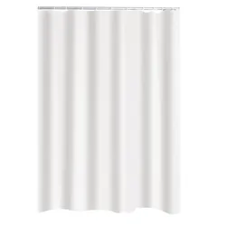 Ridder Duschvorhang Textil 180x200 cm Madison weiß