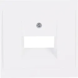 Kopp 333113185 MALTA- UAE-Abdeckung, Schrägauslass, 1-2Anschlüsse, Farbe: arktisweiß