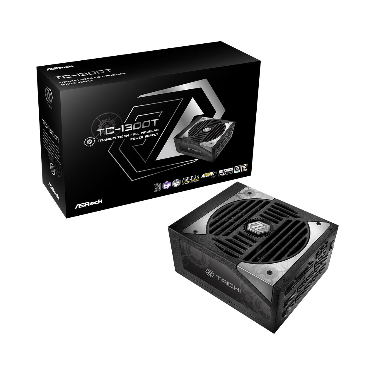 1300 Watt ASRock Taichi TC-1300T Modular 80+ Titanium