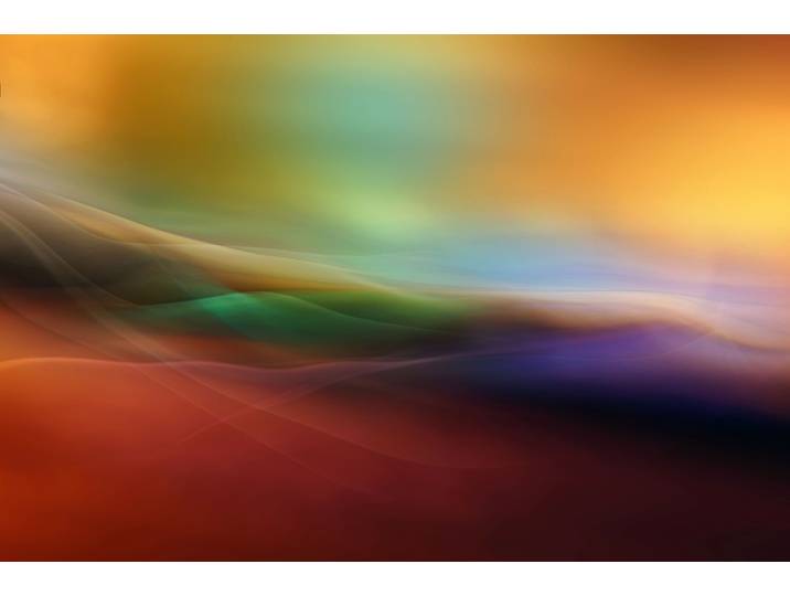 Fototapete PAPERMOON Photo-Art HEIDI WESTUM, AQUARELLLINIEN , bunt, B:2m L:1,49m, Vlies, Tapeten, Fototapete