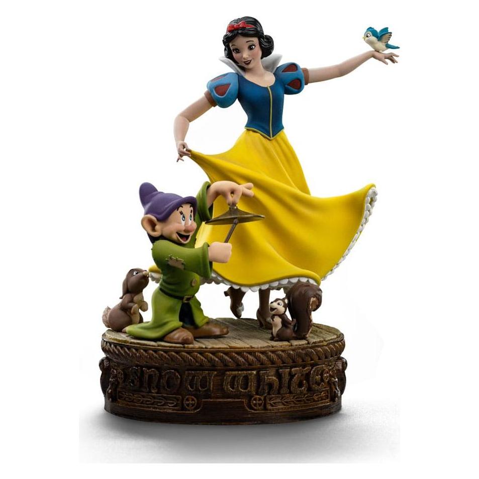 Iron Studios Schneewittchen und die sieben Zwerge Art Scale Statue 1/10 Snow White and Dopey 21 cm (IS95799)