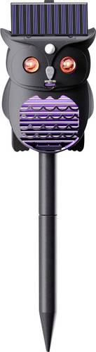 ENTAC EGSR-US-MC-12M-S Nagetier Abwehr UV-Licht, LED-Licht, Ultraschall Schwarz 1St.