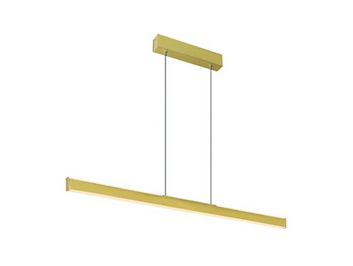 SLV Pendelleuchte ONE LINEAR 100 / Wohnzimmer-Lampe, Innen-Beleuchtung, Hänge-Leuchte Esszimmer, LED, Decken-Leuchte / 3000K 24W 1250lm messing dimmbar