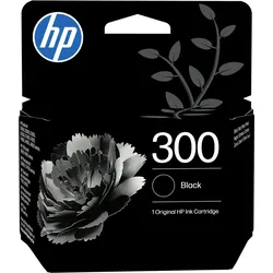 HP, Druckerpatrone, 300 Schwarze Original-Tintenpatrone (BK)