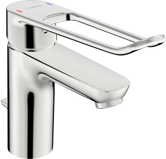 Hansa Mitigeur lavabo HANSACLINICA avec vidage à tirette, bec 114 mm, chrome (45012185)