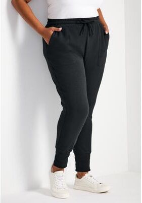 Plus Size Women's Alex Sweatpant by Avenue in Black (Size 14)