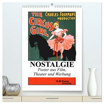 NOSTALGIE Poster aus Film, Theater und Werbung (hochwertiger Premium Wandkalender 2027 DIN A2 hoch), Kunstdruck in Hochglanz