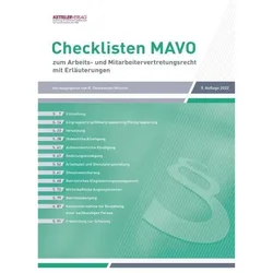 Checklisten MAVO 2022, Fachbücher von Renate Oxenknecht-Witzsch