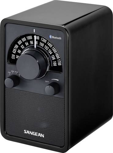 Sangean WR-15BT Tischradio UKW, MW AUX, Bluetooth Schwarz