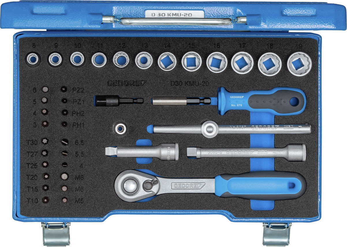 Gedore doppenset 3/8" D 30 KMU-20