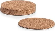 ZELLER Korkuntersetzer 6er Set, Durchmesser 9,5 cm, 6 Stück
