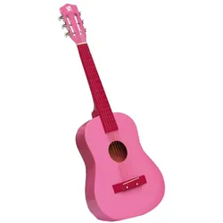 Concerto 701208 Gitarre 75 cm, Kindergitarre aus Holz, Musikinstrument für Anfänger, Holzgitarre zu