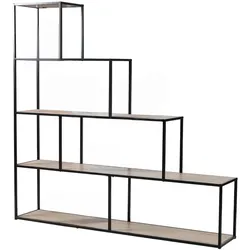 BÜCHERREGAL im Treppen-Design - L160 x H157 cm - Colorado