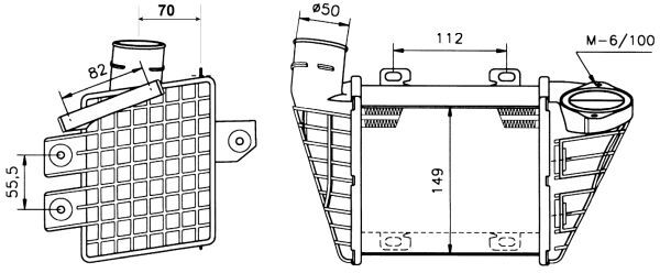 Nrf Ladeluftkühler 30023 Für Vw