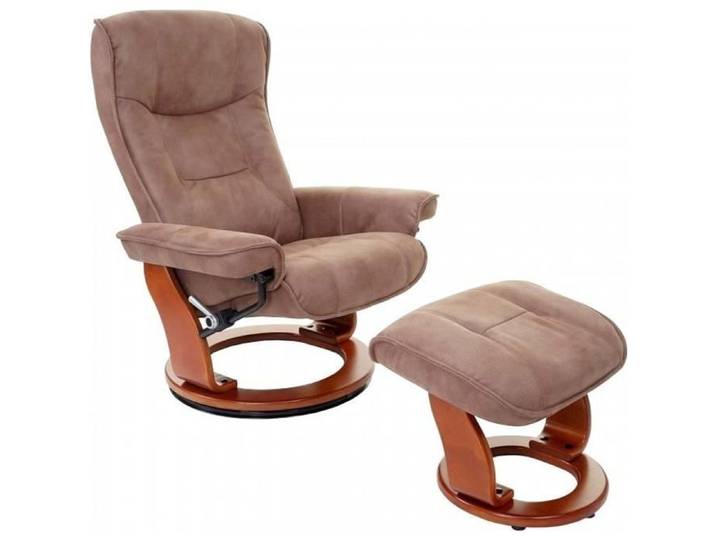 Fauteuil relax Hamilton - MCA - Tissu - Accoudoirs réglables - Dossier ajustable - Marron antique miel