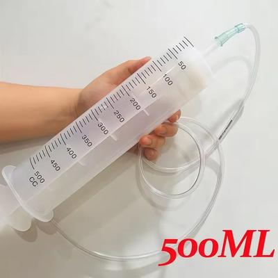 Inspire Select ProFeed Multi Purpose Large Capacity Syringe With 39.4 In Hose Pet Feeding, Liquid Transfer & Precision Measuring Tool 16.91 Fl Oz Hose