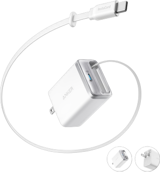 Anker Nano Charger (35W, Built-In Retractable USB-C Cable)
