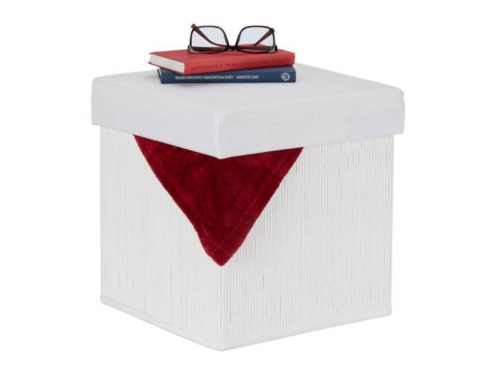 Relaxdays Sitzhocker mit Stauraum