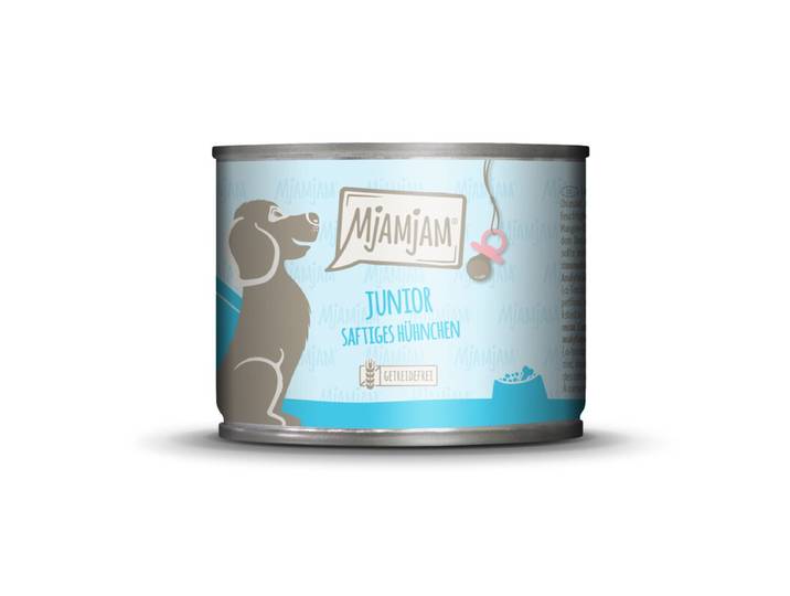 [Peut être servi frais pour l'été] MjAMjAM Junior Nourriture humide pour chien poulet 200 g