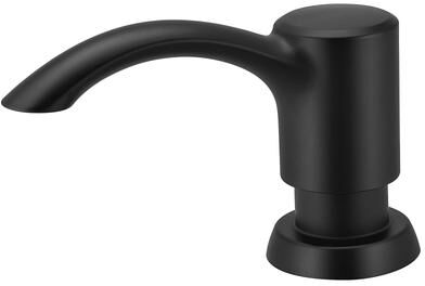 Inspire Daily Merch Kitchen Sink Soap Dispenser Built In Pumps Samodra Nickel Counter Liquid Soap Bottle black Matt