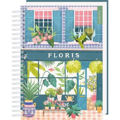 myNOTES Papeterie: Ringbuch Simply, Katy – Florist Shop, Notizbuch von , arsedition