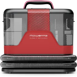 Rowenta Clean-it Hot & Cold IN7020, Polsterreiniger + Teppichreiniger, Rot, Schwarz, Orange