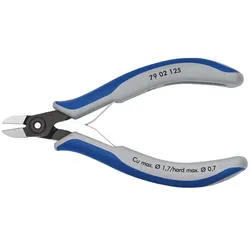 KNIPEX Präzisions Elektronik Seitenschneider, Brüniert, mit/ohne ESD, 2-K-Griff