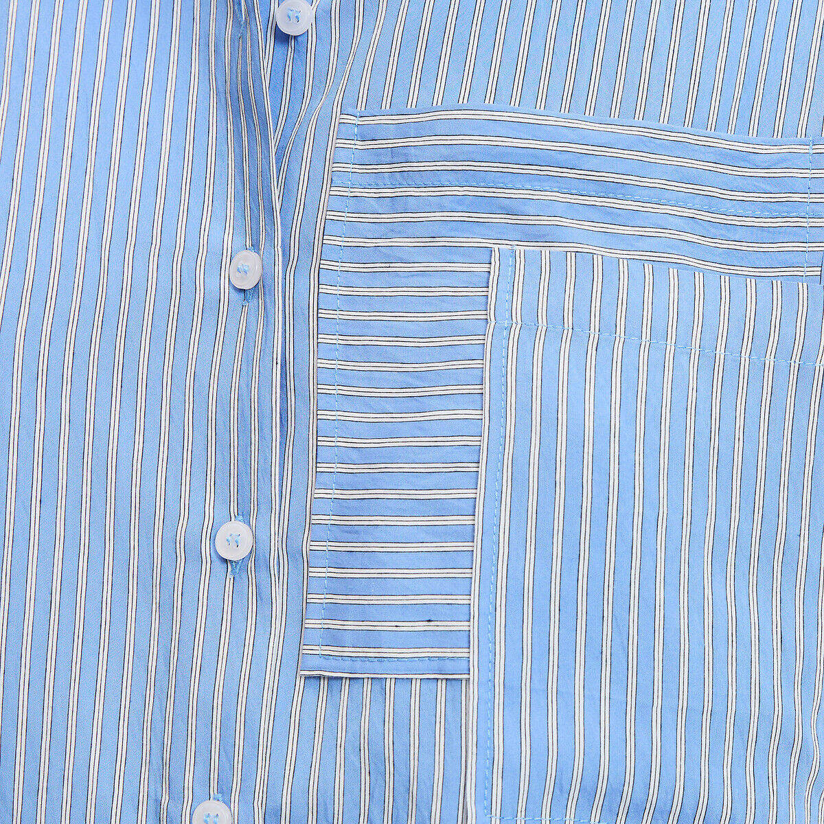 LA REDOUTE COLLECTIONS Chemise rayée oversize manches longues