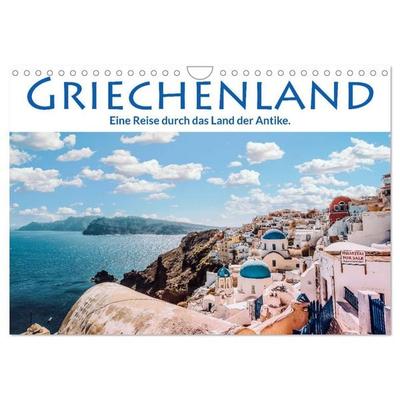Griechenland - Eine Reise durch das Land der Antike. (Wandkalender 2026 DIN A4 quer), CALVENDO Monatskalender