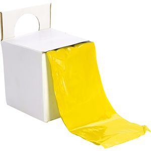 dm-folien Dehnband PE-Stretch gelb-opak, 1200 x 100mm, im Spenderkarton, bis 300 % dehnbare PE-Folie, 100 Stück
