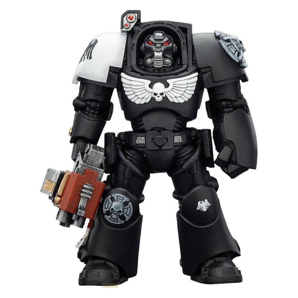 Joy Toy Warhammer 40,000 figurine Raven Guard Terminator 2 with Power Fist and Storm Bolter 14 cm (JT03257)