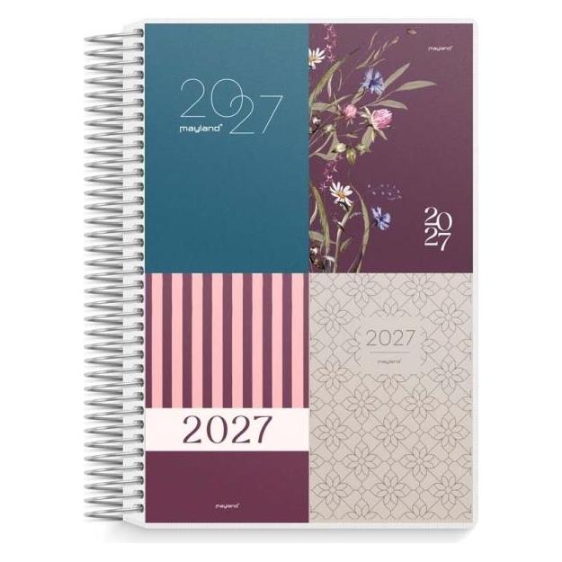 Mayland-Burde Dagkalender m/4 illu. PP-plast 2027 (27209000)