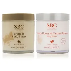 SBC Propolis,Manuka Honey & Orange Blossom Body Butter Duo 2x 400ml