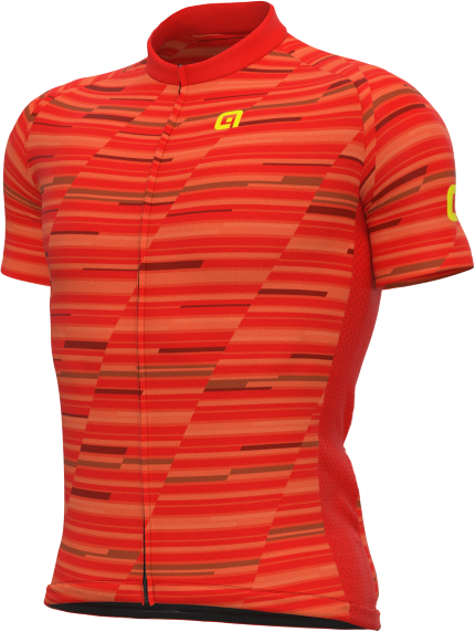 ALE' Maglia ciclismo  SOLID STEP rosso