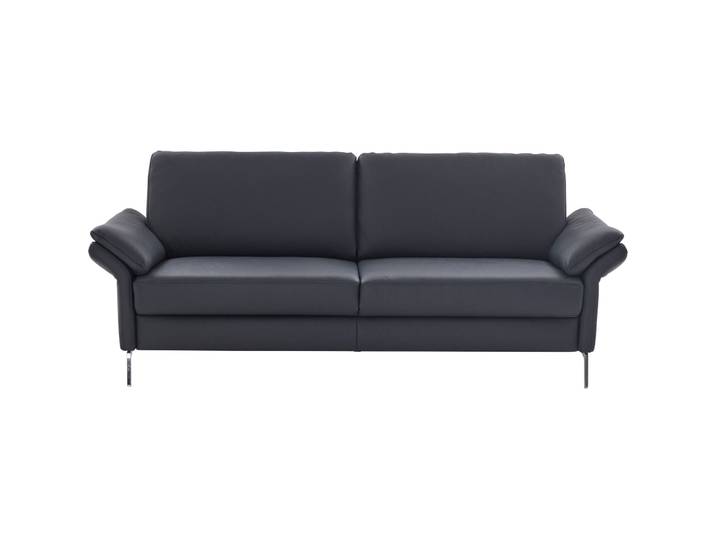 Sofa Bernina Leder schwarz B 176 T 87 cm