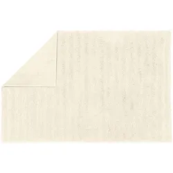 Kleine Wolke Badteppich Yara 60 x 100 cm Baumwolle Beige Natur