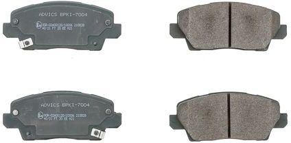 AISIN BPKI-7004 Brake pad set