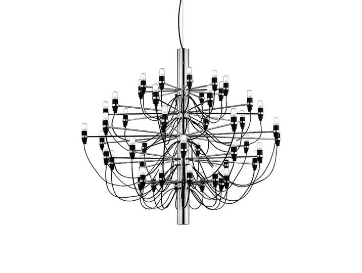 Flos Lustre 2097 Sarfatti LED Chrome 50 lampes
