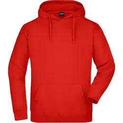 Kapuzen-Sweatshirt "JN047" - M - tomato